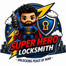 Super Hero Locksmith logo